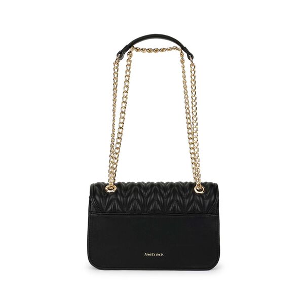 Quiltgrid black shoulder bag - image number 5