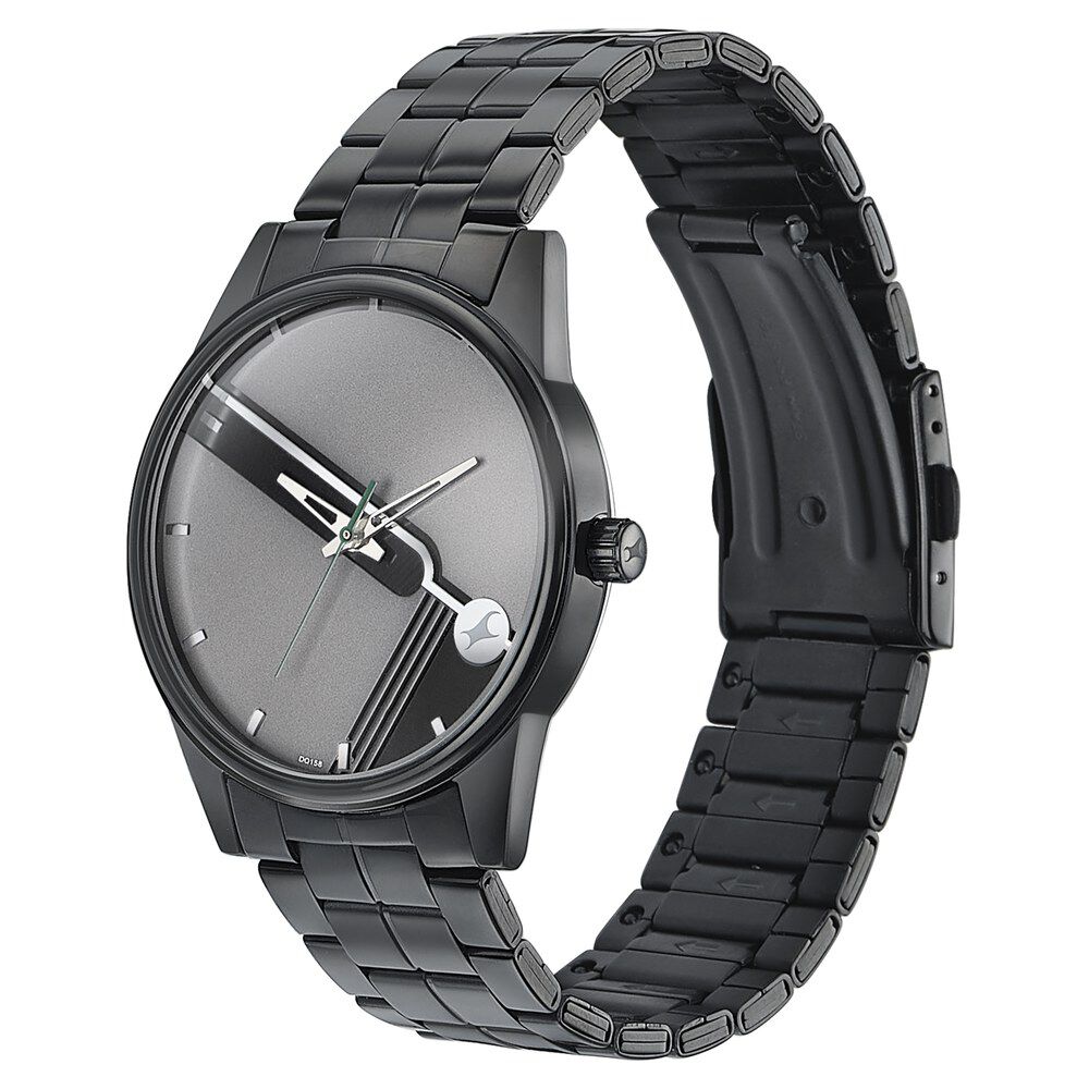 Buy Online Fastrack Stunners Quartz Analog Grey Dial Stainless Steel Strap Watch for Guys 3305nm02 Fastrack