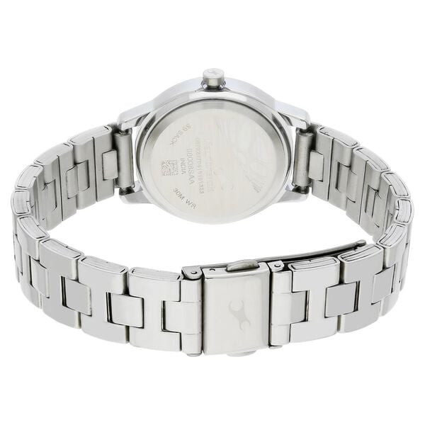 Fastrack Fundamentals Quartz Analog Blue Dial Stainless Steel Strap Watch for Girls - image number 4