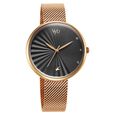 Fastrack Vyb Mirage Quartz Analog Black Dial Stainless Steel Strap Watch for Girls - image number 1