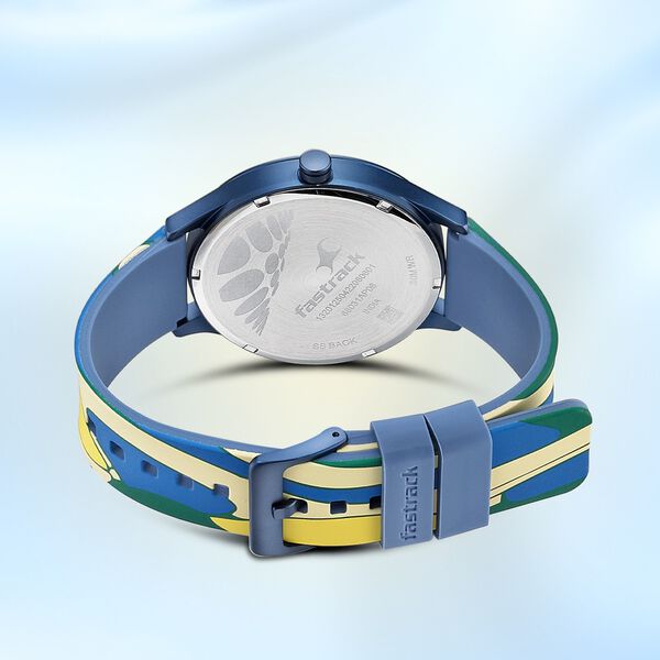 Fastrack Topicals Quartz Analog White Dial Silicone Strap Unisex Watch - image number 4