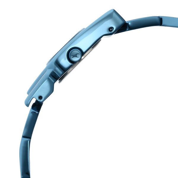 Fastrack Younique Quartz Analog Blue Dial Metal Strap Watch for Girls - image number 4