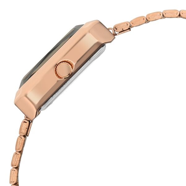 Vyb Flare By Fastrack Quartz Analog Grey Dial Rose Gold Stainless Steel Strap Watch For Girls - image number 5