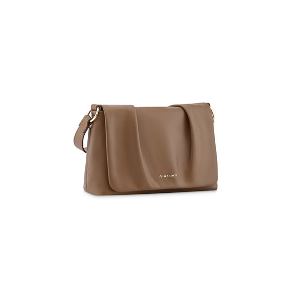 Fastrack Pleated Shoulder Bag with Chain Detailing Sling in Tan - image number 3