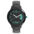 Fastrack Loopholes Quartz Analog with Date Black Dial Stainless Steel Strap Watch for Girls - image number 0