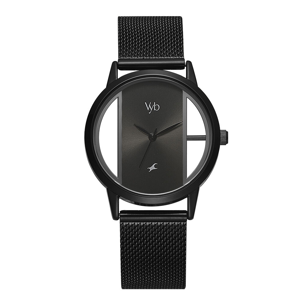 Fastrack black colour watch store