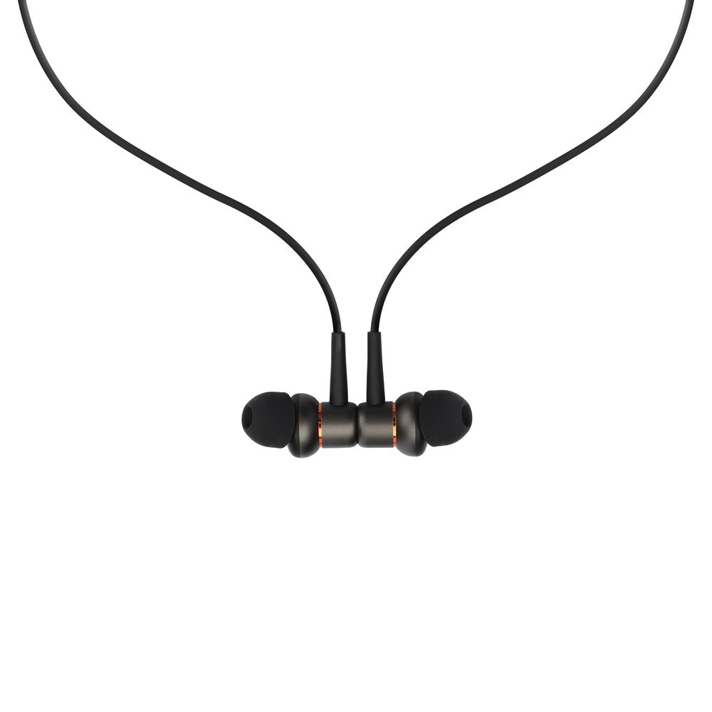 Reflex Tunes Behind the Neck Black Wireless Earphones
