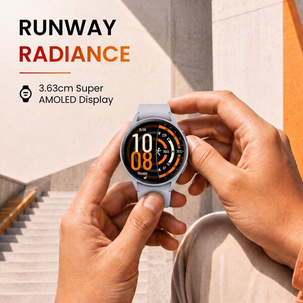Fastrack Smart Revoltt XR1 Pro Smartwatch with 3.63 cm AMOLED Display BT Calling & Health Tracking - image number 1