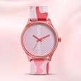 Fastrack Topicals Quartz Analog Pink Dial Silicone Strap Unisex Watch - image number 1