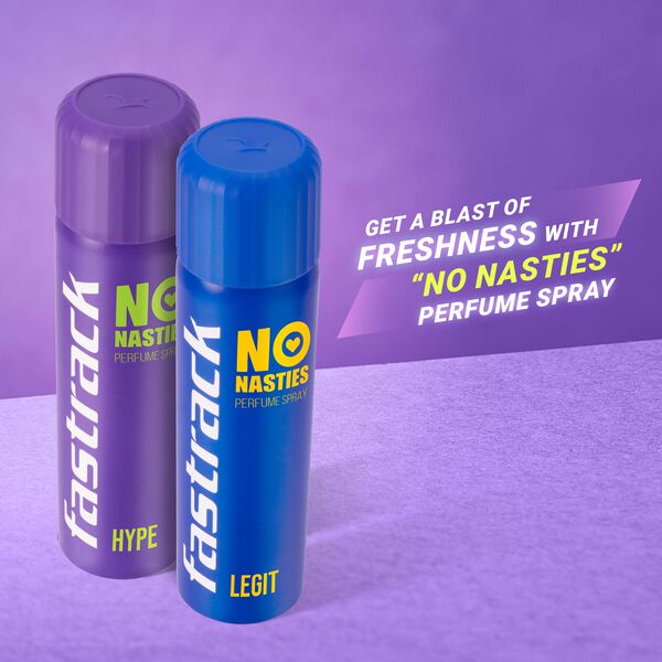 Fastrack No Nasties Perfume Spray - Hype & Legit (Pack of 2) - image number 1