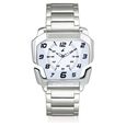 Fastrack Quartz Analog Silver Dial Stainless Steel Strap Watch for Guys - image number 0