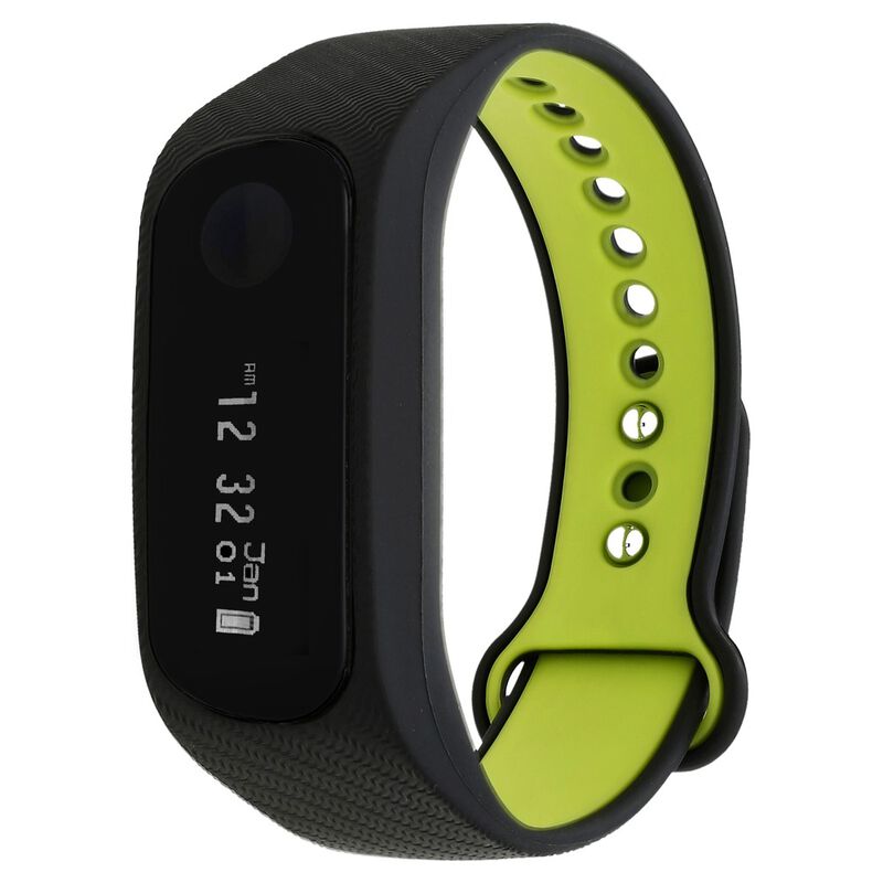 Reflex Smart Band in Midnight Black with Neon Green Accent - image number 2