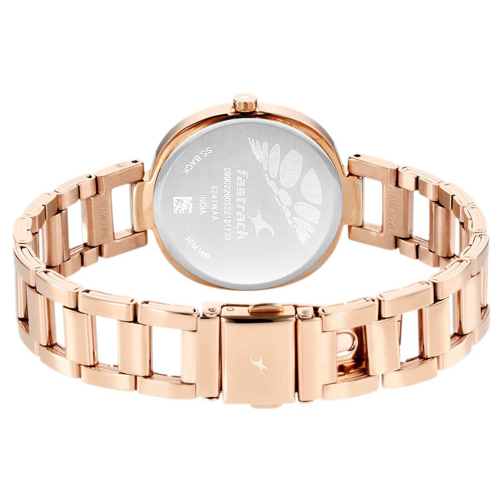 Fastrack gold colour watch outlet