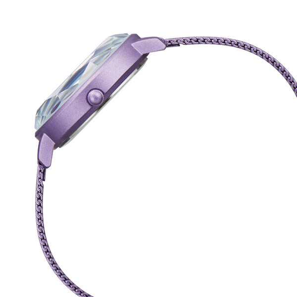 Fastrack Vyb Aurora Quartz Analog Purple Dial Stainless Steel Strap Watch for Girls - image number 4