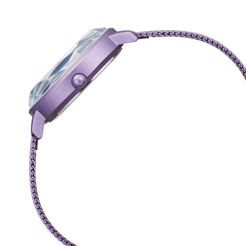 Vyb by Fastrack Quartz Analog Purple Dial Stainless Steel Strap Watch for Girls - image number 4