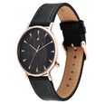 Fastrack Stunners X Quartz Analog Black Dial Leather Strap Watch For Girls - image number 2