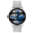 Fastrack Quartz Analog Silver Dial Leather Strap Watch for Guys