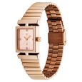Vyb Showstopper By Fastrack Quartz Analog Rose Gold Dial Rose Gold Stainless Steel Strap Watch For Girls - image number 4