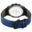 Fastrack Vyb Drift Quartz Analog Grey Dial Blue Color Leather Strap Watch For Guys - image number 5