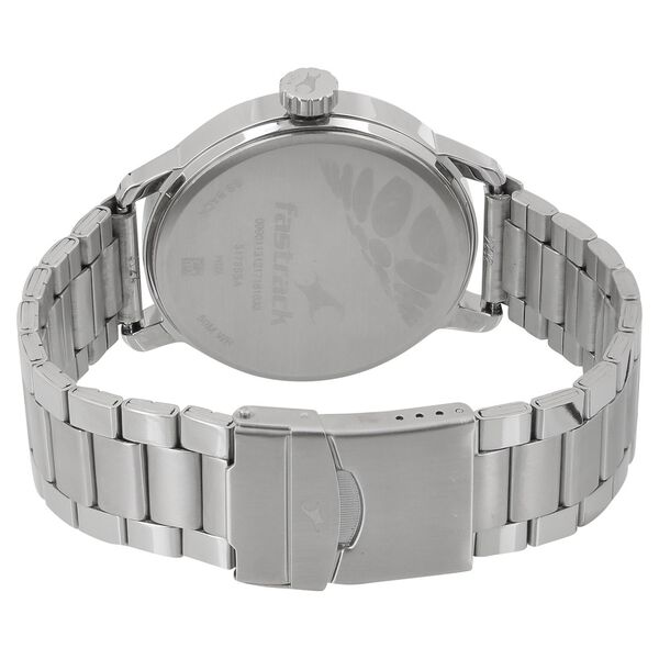 Fastrack Varsity Quartz Analog White Dial Stainless Steel Strap Watch for Guys - image number 3