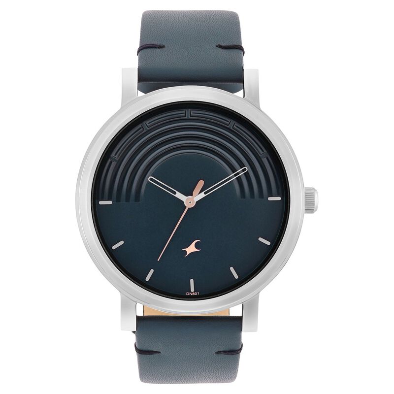 Buy Online Fastrack Crush Quartz Analog Black Dial Leather Strap