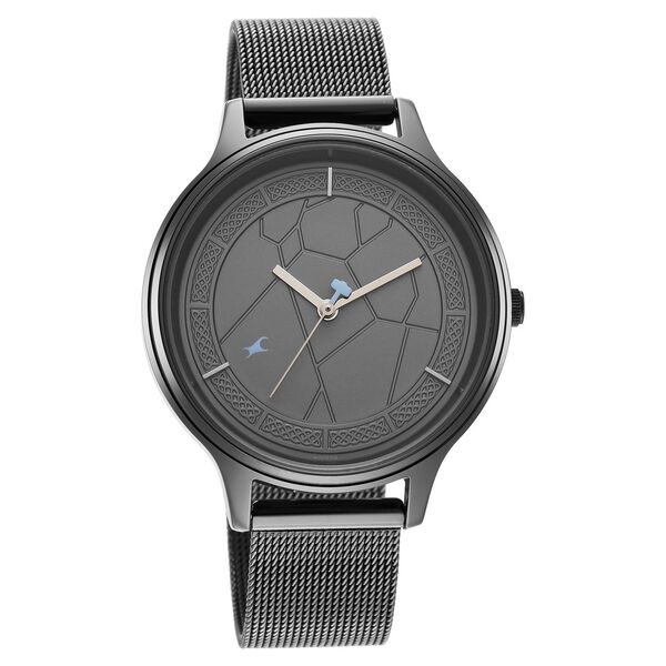 Fastrack Thor Quartz Analog Grey Dial Stainless Steel Strap Watch for Girls - image number 1
