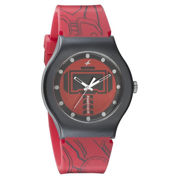 Fastrack Avengers End Game Quartz Analog Multicoloured Dial Silicone Strap Unisex Watch - image number 0