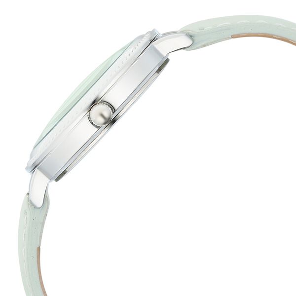 Fastrack Stunners X Quartz Analog Green Dial Leather Strap Watch For Girls - image number 3