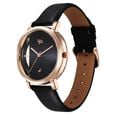 Fastrack Vyb Siren Quartz Analog Black Dial Leather Strap Watch For Girls - image number 3