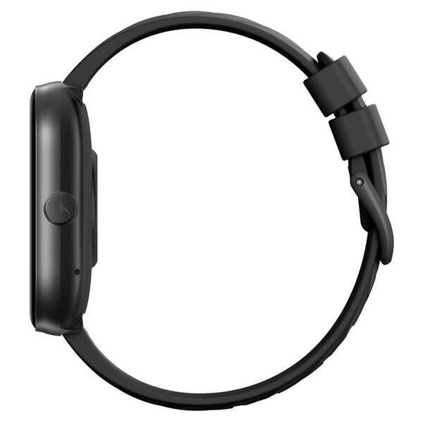 Fastrack Kruz+ 4.85 CM Super HD Display with Functional Crown with Black Silicone Strap Smart Watch for Unisex - image number 2