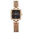 Fastrack Vyb Showstopper Quartz Analog Black Dial Rose Gold Metal Strap Watch For Girls - image number 1
