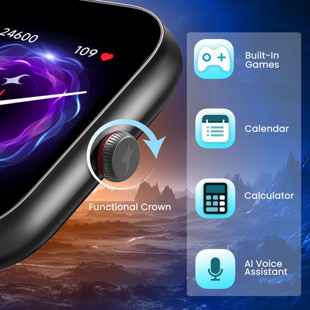 Buy Online Fastrack Kruz+ 4.85 CM Super HD Display with Functional