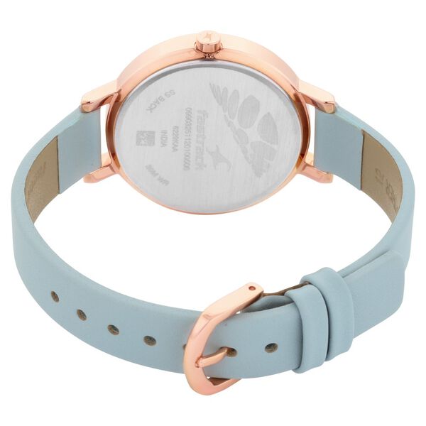 Fastrack Paint Me Quartz Analog Blue Dial Leather Strap Watch for Girls - image number 4