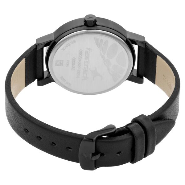 Fastrack Animal Print Quartz Analog with Date Bicolour Dial Leather Strap Watch for Girls - image number 5
