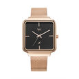 Fastrack Vyb Minimalist Quartz Analog Black Dial Stainless Steel Strap Watch for Girls - image number 0