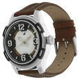 Fastrack Quartz Analog White Dial Leather Strap Watch for Guys - image number 1