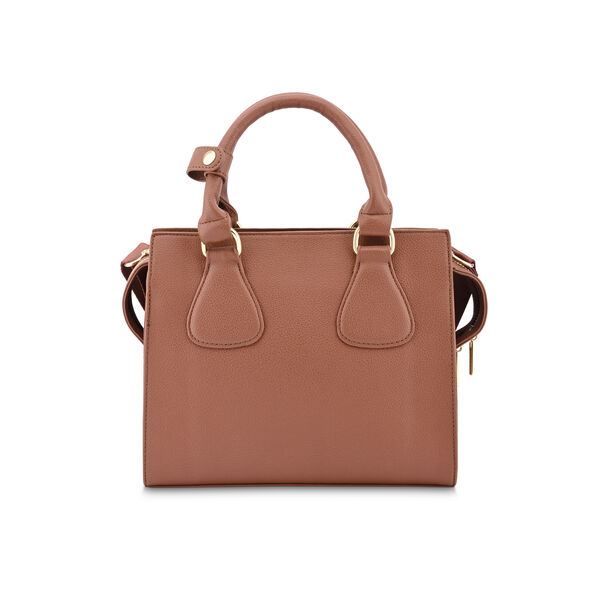 Fastrack Structured Satchel in Tan - image number 4