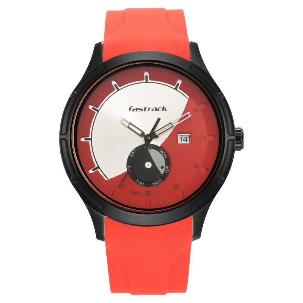 Fastrack top red watch