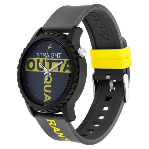Fastrack Lockdown Quartz Analog Bicolour Dial Silicone Strap Unisex Watch - image number 2