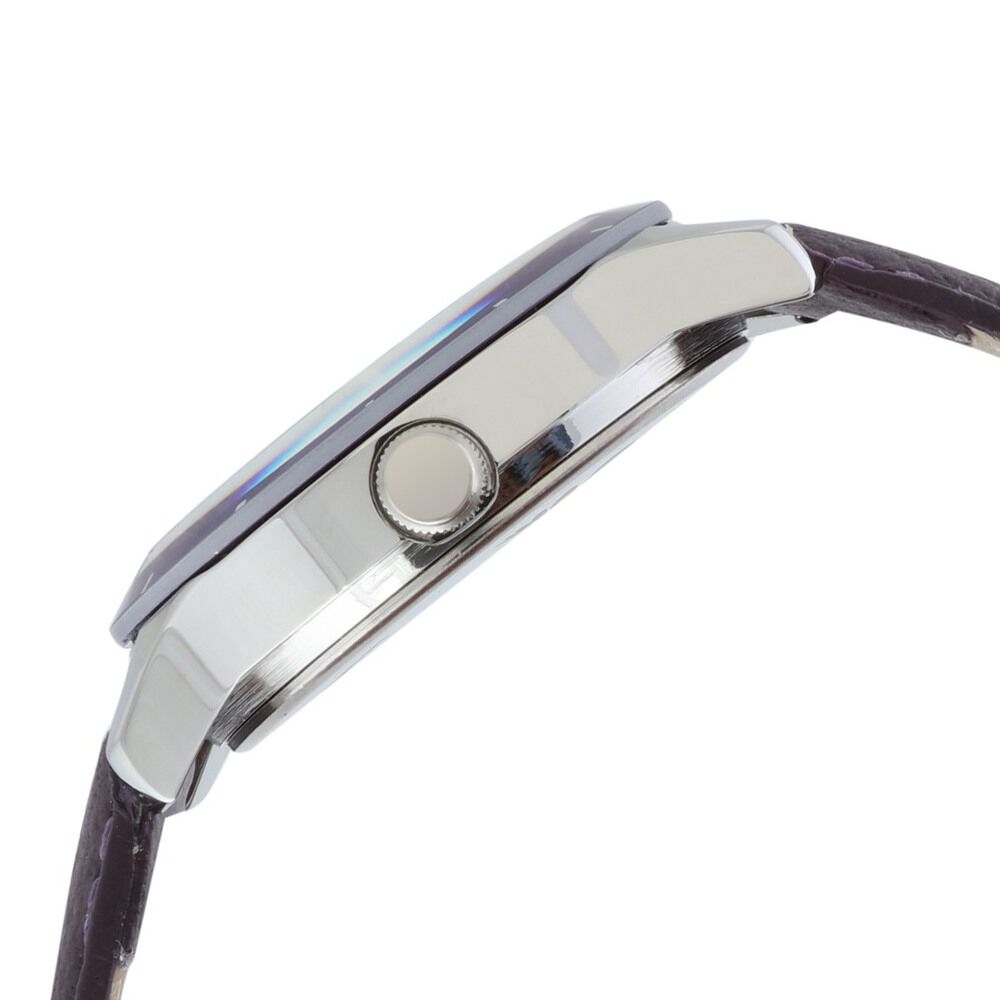 Buy Online Fastrack Quartz Analog Purple Dial Leather Strap Watch for Girls nn6078sl05 Fastrack