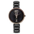 Fastrack Ruffles Quartz Analog with Date Black Dial Stainless Steel Strap Watch for Girls - image number 2
