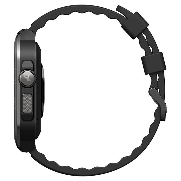 Fastrack Active Pro with 4.69 cm AMOLED Display and AOD, Functional Crown, BT Calling Rugged Smartwatch with Black Strap - image number 2