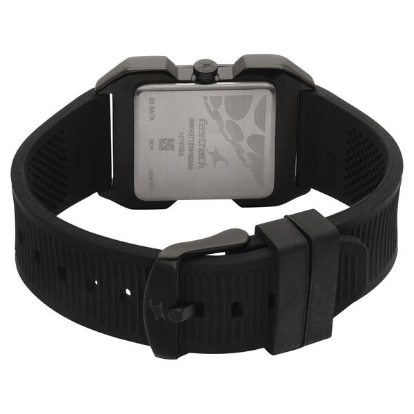 Fastrack Hitlist Quartz Analog with Date Black Dial PU Strap Watch for Guys - image number 4