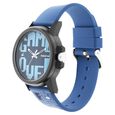 Fastrack Arcade Quartz Analog Blue Dial Silicone Strap Unisex Watch - image number 2