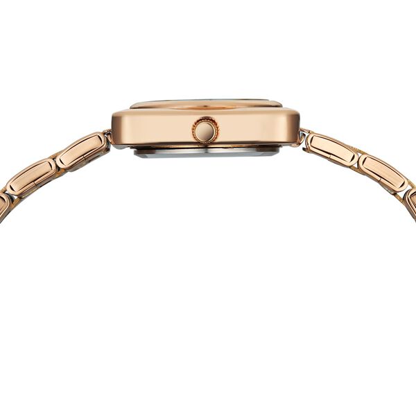 Vyb Manifester By Fastrack Quartz Analog Rose Gold Mother Of Pearl Dial Rose Gold Stainless Steel Strap Watch For Girls - image number 7