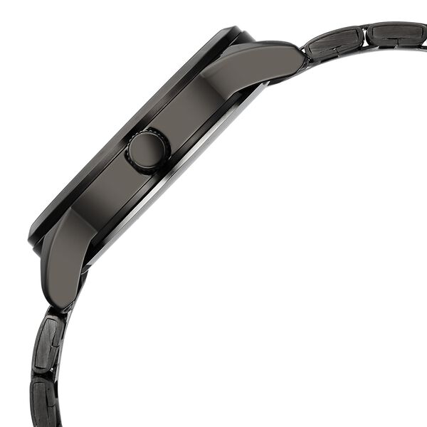 Vyb Drift By Fastrack Quartz Analog Grey Dial Grey Stainless Steel Strap Watch For Guys - image number 4