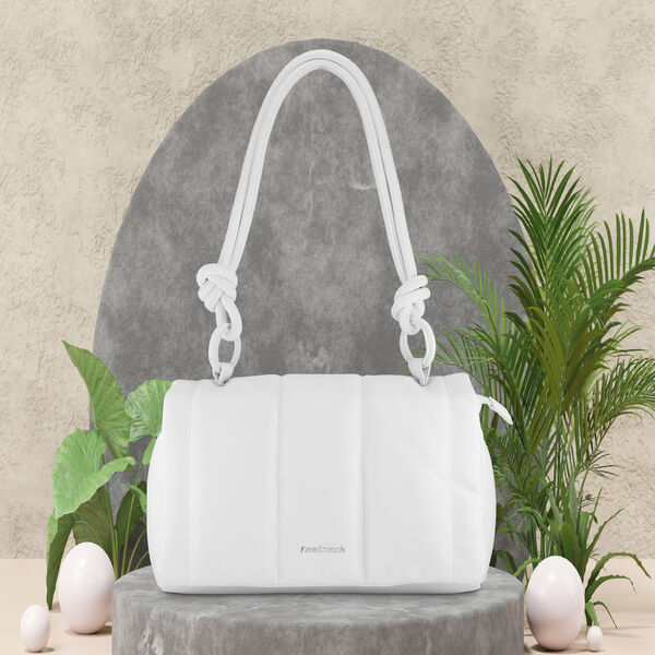 Fastrack Knotty Shoulder Bag in White - image number 0