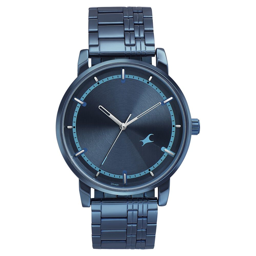 Blue colour fastrack watch outlet