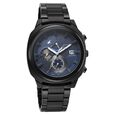 Fastrack Kronos Guys Chronograph Watch With Date Blue Dial & Black Stainless Steel Strap - image number 1