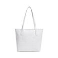 Fastrack Chic Textured Tote Bag for Women | Stylish Bag for Ladies, Women, Girls | Casual Spacious Tote Bag Made of High-Quality Faux Leather (Pumice) - image number 2